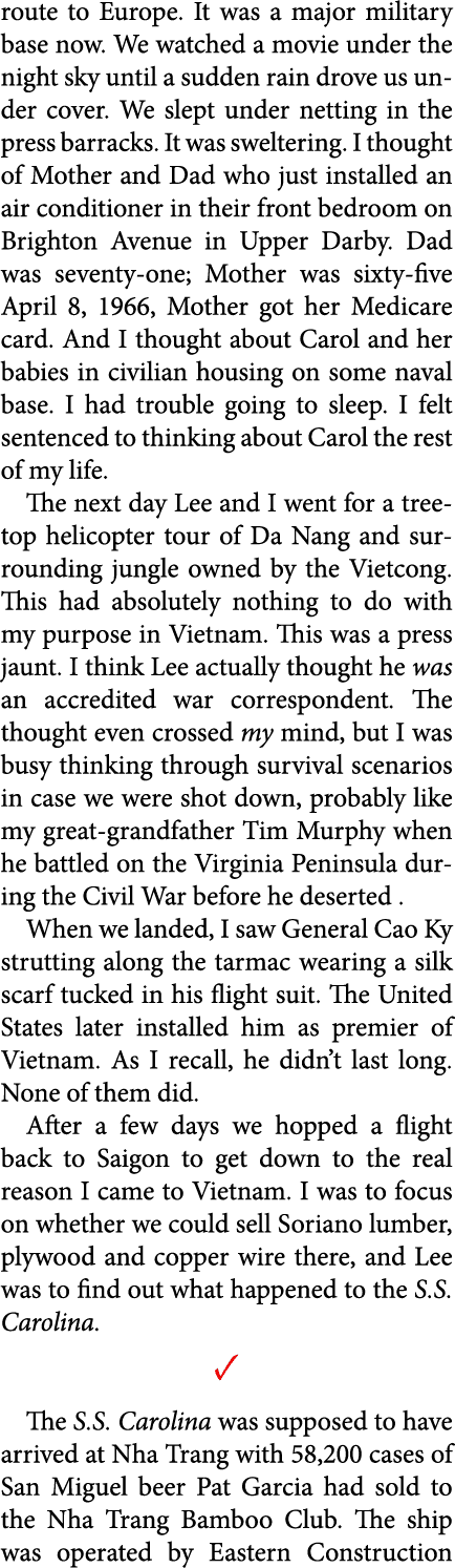 route to Europe. It was a major military base now. We watched a movie under the night sky until a sudden rain drove u...
