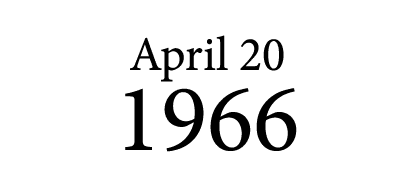 April 20 1966