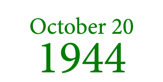 October 20 1944