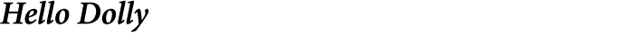 ﻿Hello Dolly