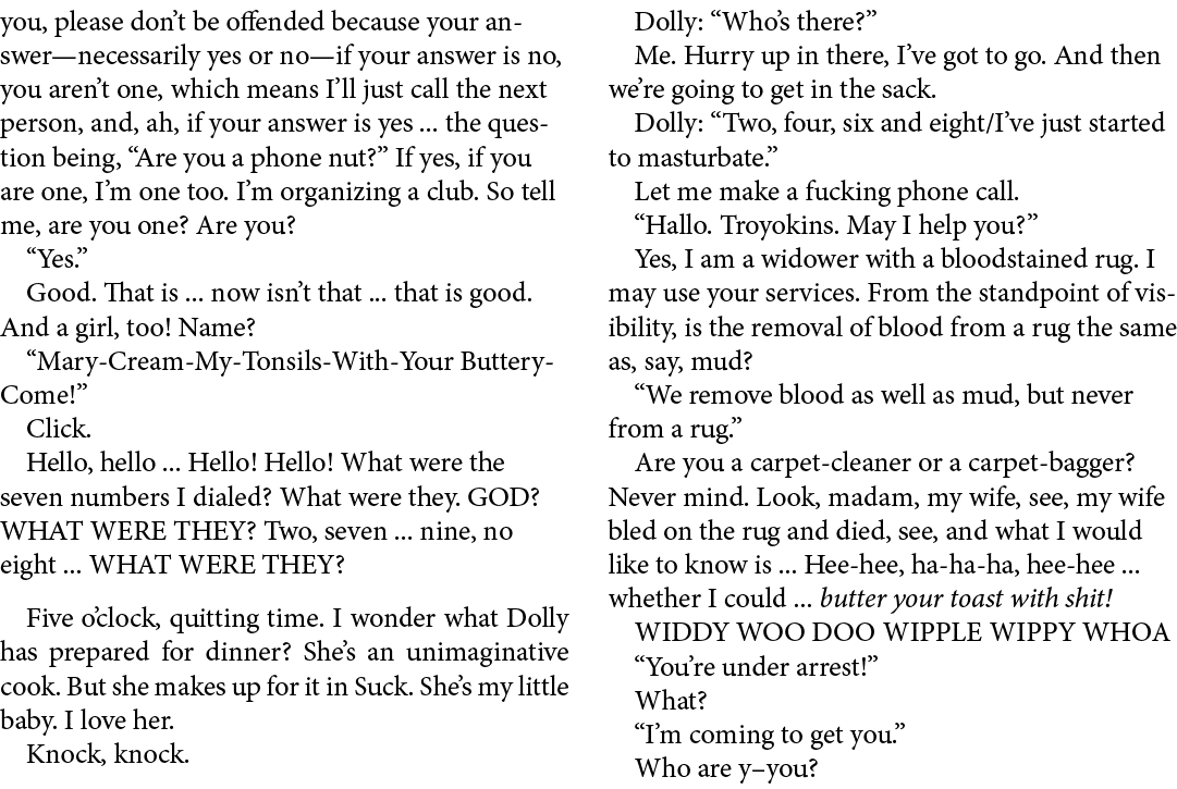 you, please don’t be offended because your answer—necessarily yes or no—if your answer is no, you aren’t one, which m...
