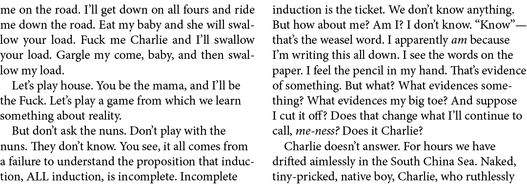 me on the road. I’ll get down on all fours and ride me down the road. Eat my baby and she will swallow your load. Fuc...