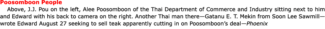 Poosomboon People Above, ﻿﻿J.J. Pou on the left, ﻿Alee Poosomboon of the ﻿Thai Department of Commerce and Industry si...