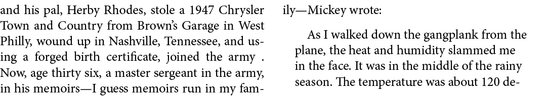 and his pal, Herby Rhodes, stole a 1947 Chrysler Town and Country from Brown’s Garage in ﻿West Philly, wound up in Na...