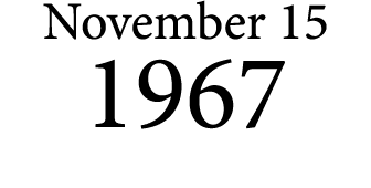November 15 1967