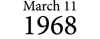 March 11 1968