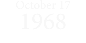 October 17 1968