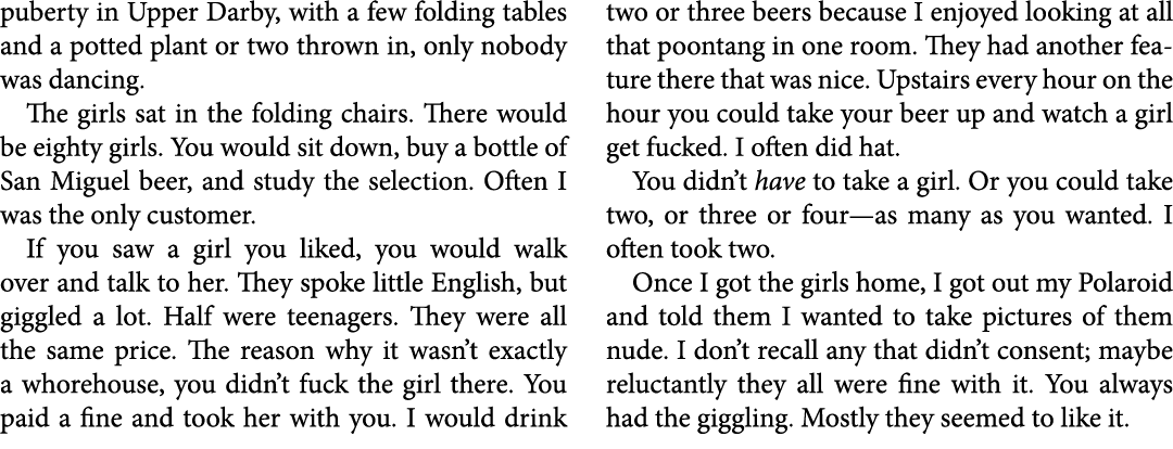 puberty in Upper Darby, with a few folding tables and a potted plant or two thrown in, only ﻿nobody was dancing. The ...