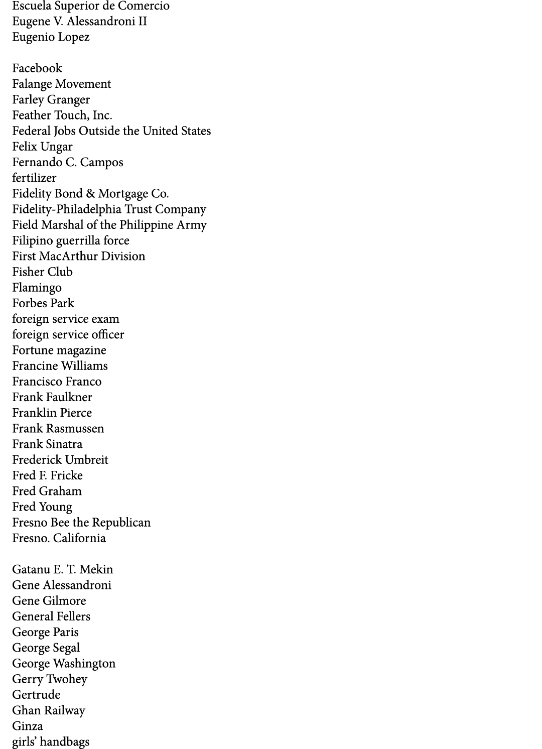 Escuela Superior de Comercio Eugene V. Alessandroni II Eugenio Lopez Facebook Falange Movement Farley Granger Feather...