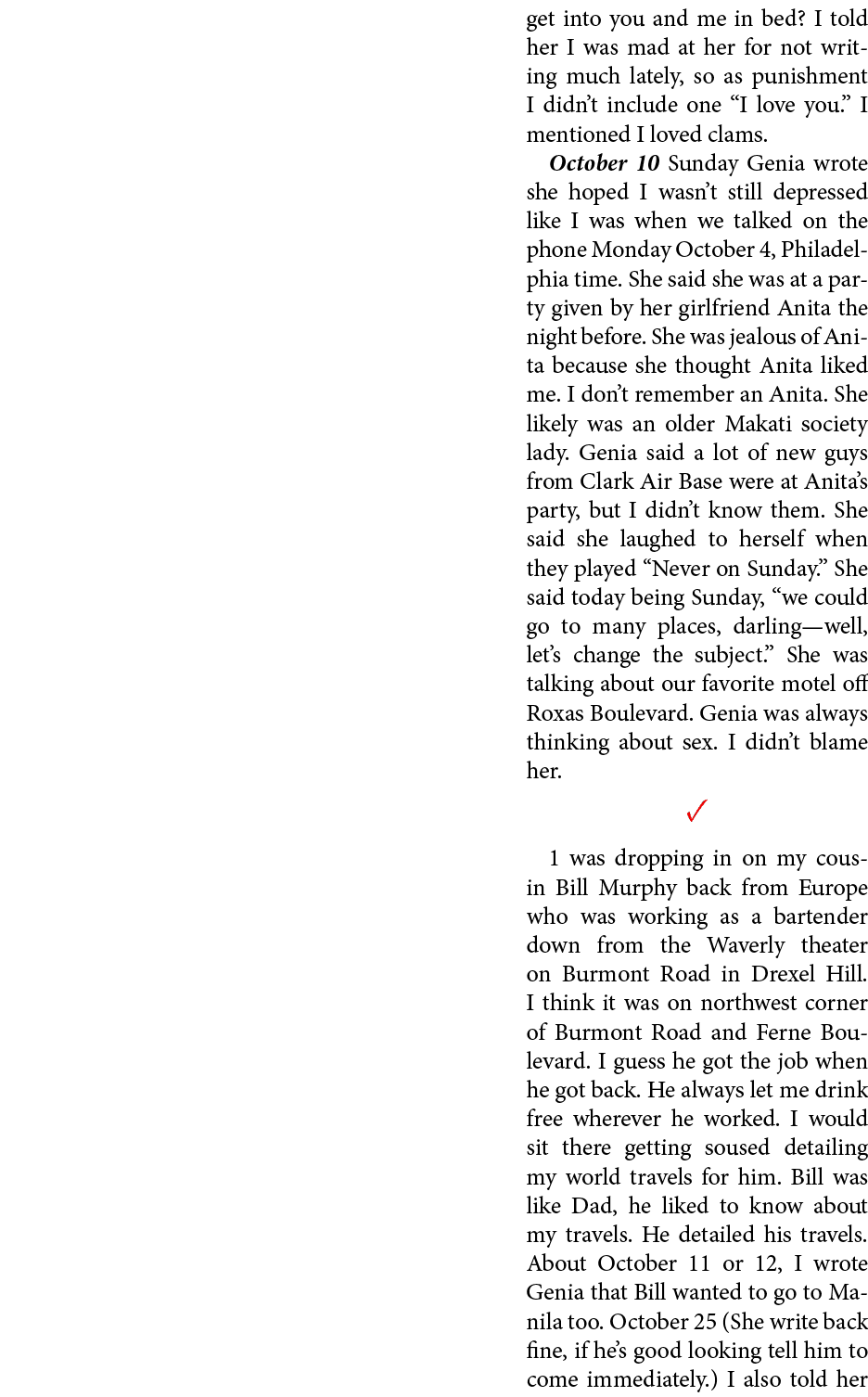 get into you and me in bed? I told her I was mad at her for not writing much lately, so as punishment I didn’t includ...