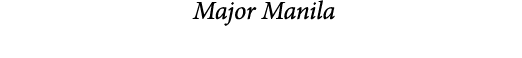  Major Manila