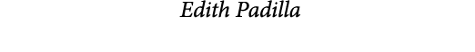  Edith Padilla