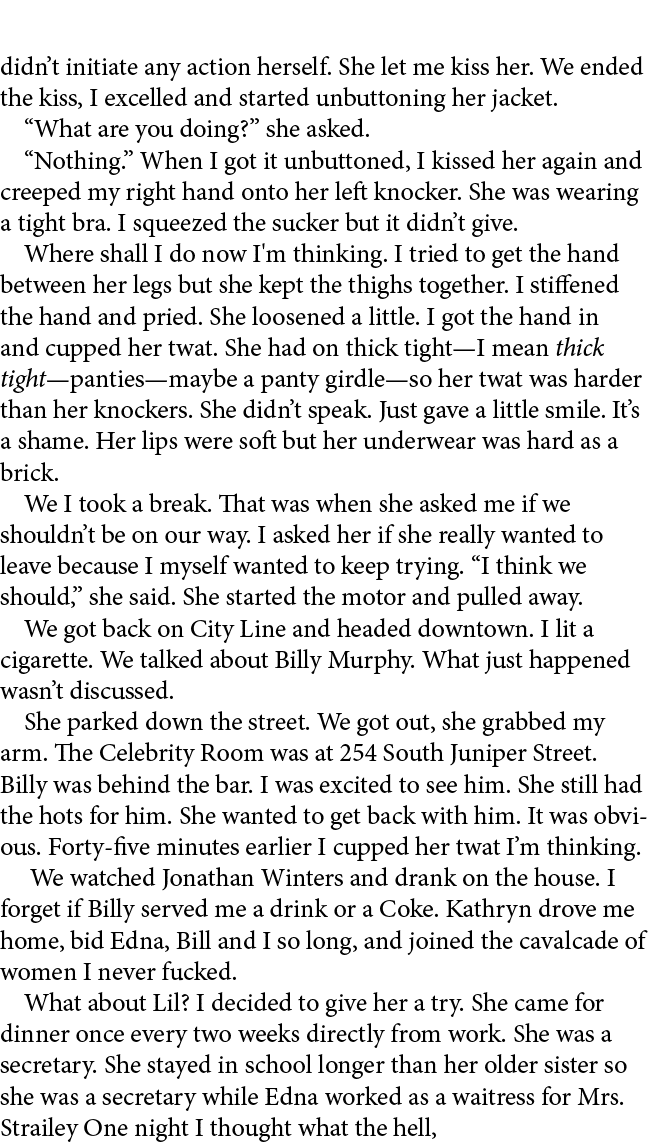 didn’t initiate any action herself. She let me kiss her. We ended the kiss, I excelled and started unbuttoning her ja...