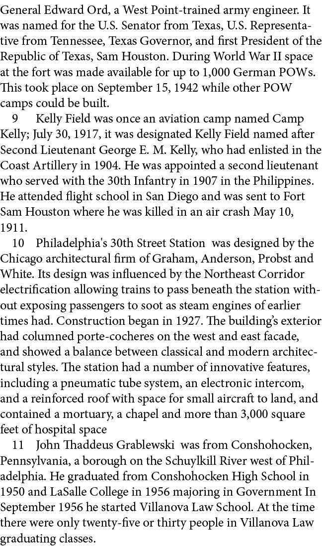 General ﻿Edward Ord, a West Point trained army engineer. It was named for the U.S. Senator from ﻿Texas, U.S. Represen...
