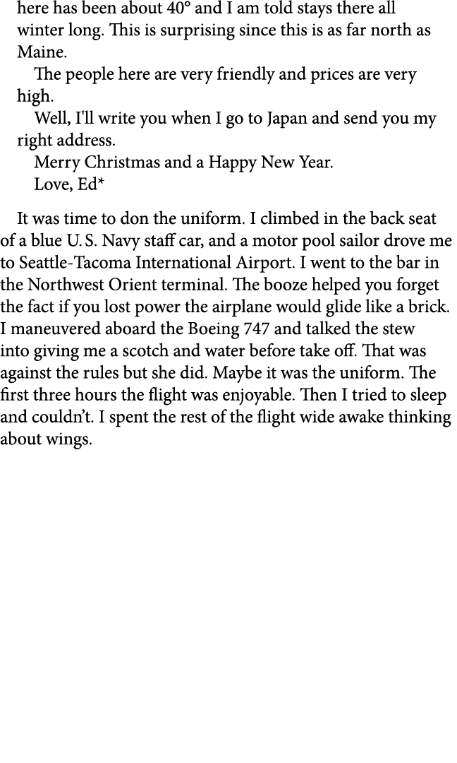 here has been about 40° and I am told stays there all winter long. This is surprising since this is as far north as M...