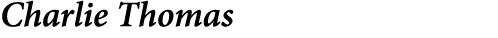 Charlie Thomas