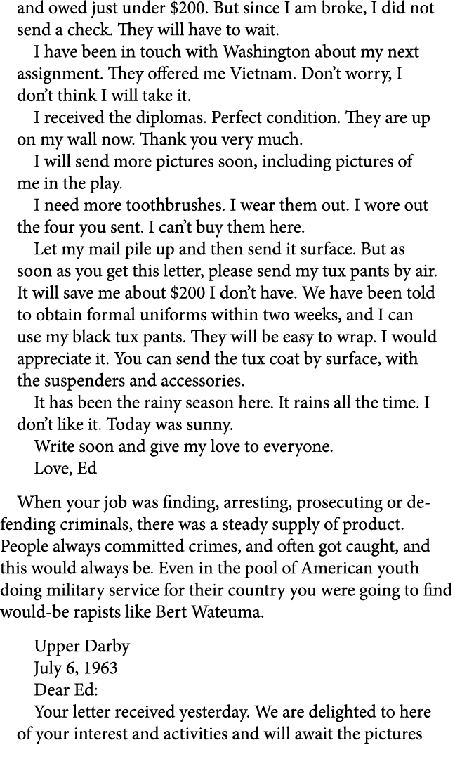 and owed just under $200. But since I am broke, I did not send a check. They will have to wait. I have been in touch ...