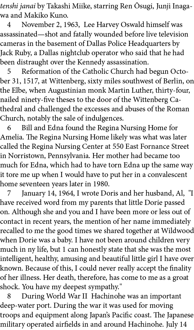 tenshi janai by Takashi Miike, starring Ren sugi, Junji Inagawa and Makiko Kuno.﻿ ﻿ November 2, 1963, Lee Harvey Osw...