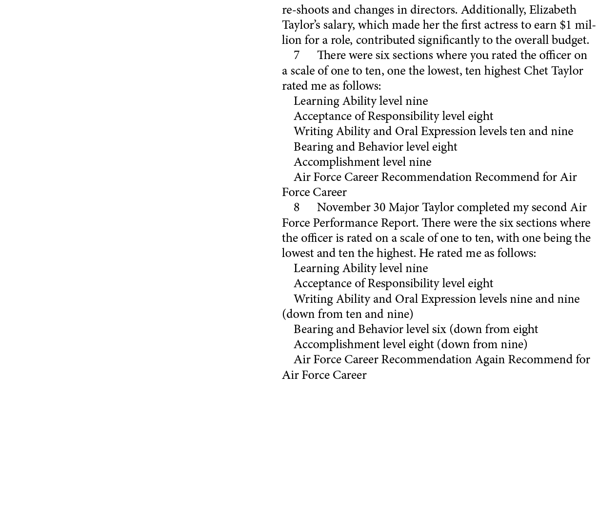 re shoots and changes in directors. Additionally, Elizabeth Taylor’s salary, which made her the first actress to earn...