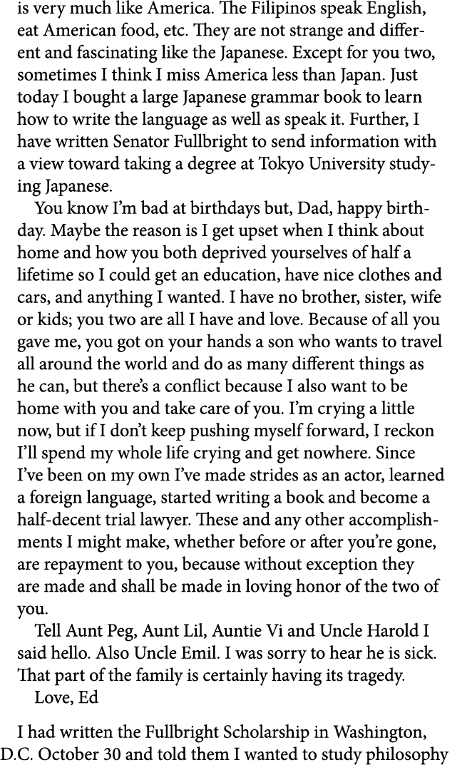 is very much like America. The Filipinos speak English, eat American food, etc. They are not strange and different an...