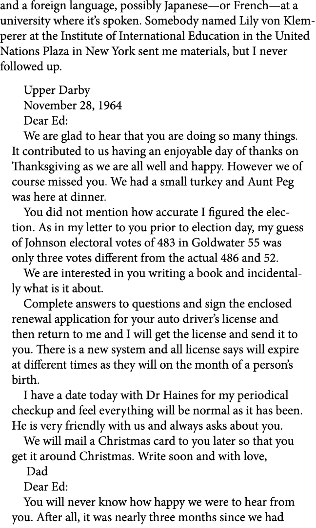 and a foreign language, possibly Japanese—or French—at a university where it’s spoken. Somebody named ﻿Lily von Klemp...