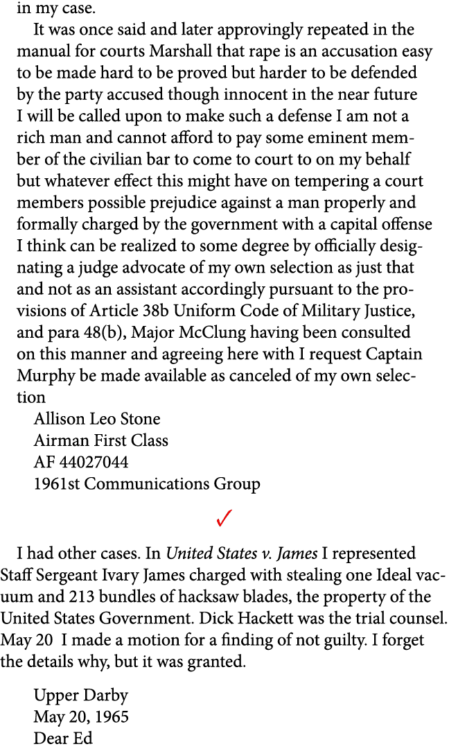 in my case. It was once said and later approvingly repeated in the manual for courts Marshall that rape is an accusat...