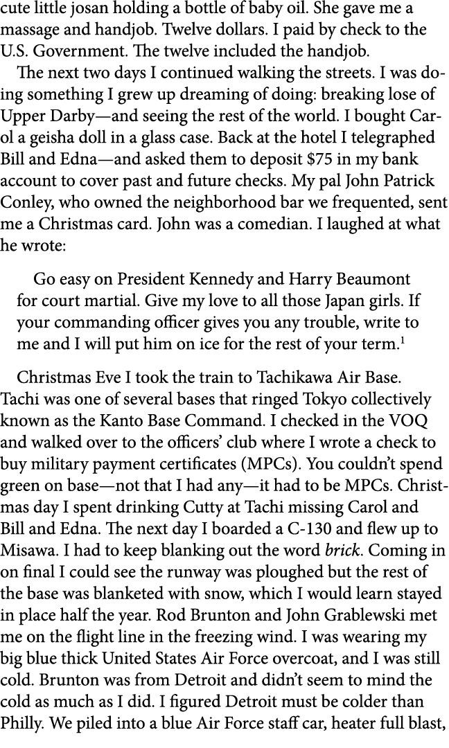 cute little ﻿josan holding a bottle of baby oil. She gave me a massage and handjob. Twelve dollars. I paid by check t...