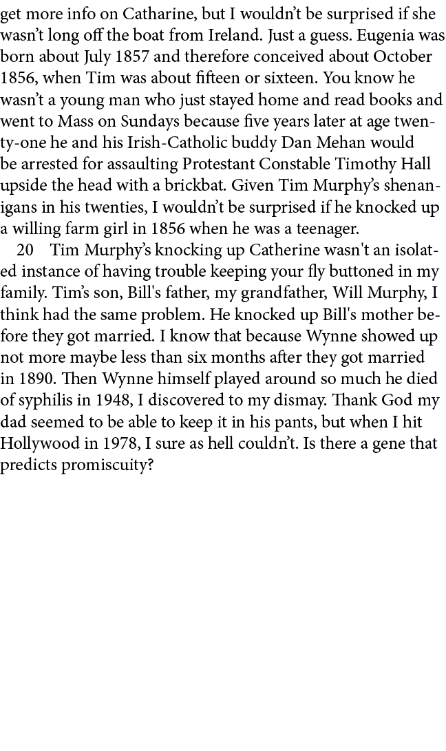 get more info on ﻿﻿Catharine, but I wouldn’t be surprised if she wasn’t long off the boat from Ireland. Just a guess....