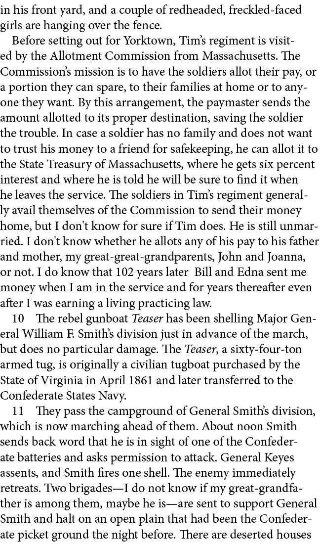 in his front yard, and a couple of redheaded, freckled faced girls are hanging over the fence. Before setting out for...