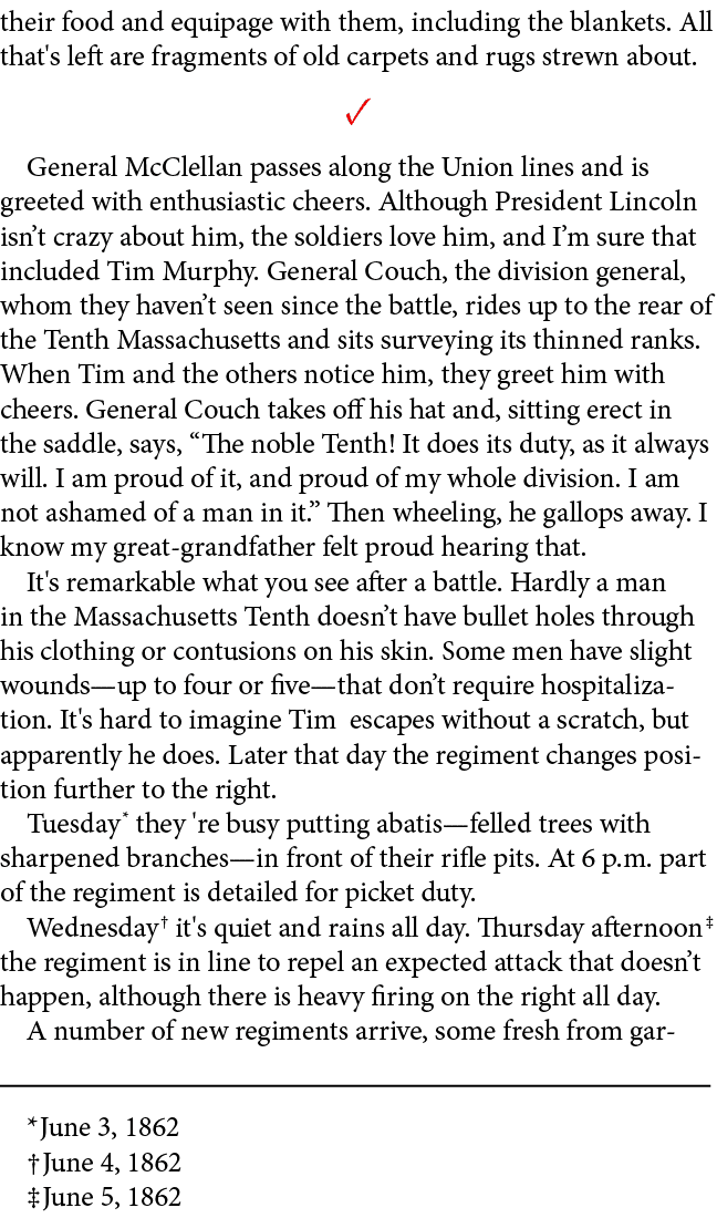 their food and equipage with them, including the blankets. All that's left are fragments of old carpets and rugs stre...