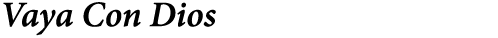 Vaya Con Dios