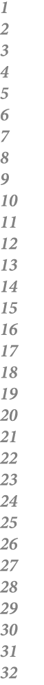 1 2 3 4 5 6 7 8 9 10 11 12 13 14 15 16 17 18 19 20 21 22 23 24 25 26 27 28 29 30 31 32 