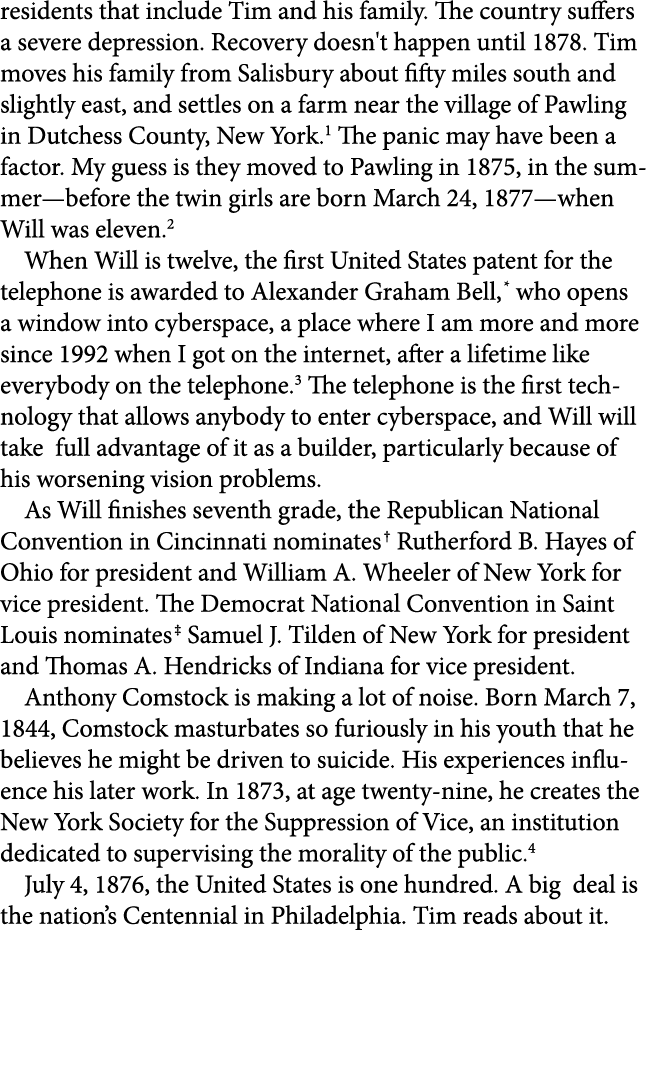 residents that include Tim and his family. The country suffers a severe depression. Recovery doesn't happen until 187...