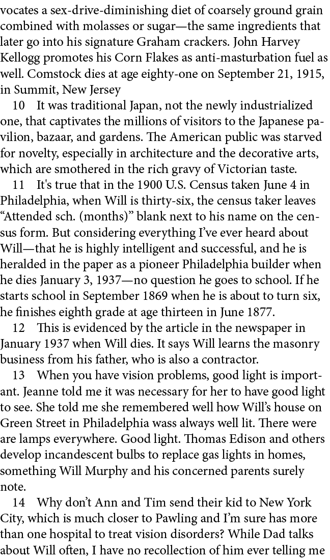 vocates a sex drive diminishing diet of coarsely ground grain combined with molasses or sugar—the same ingredients th...