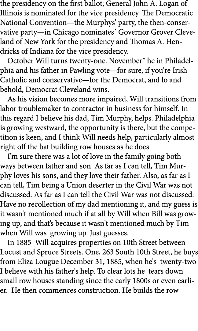 the presidency on the first ballot; General John A. Logan of Illinois is nominated for the vice presidency. The Democ...
