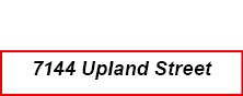 7144 ﻿Upland Street 