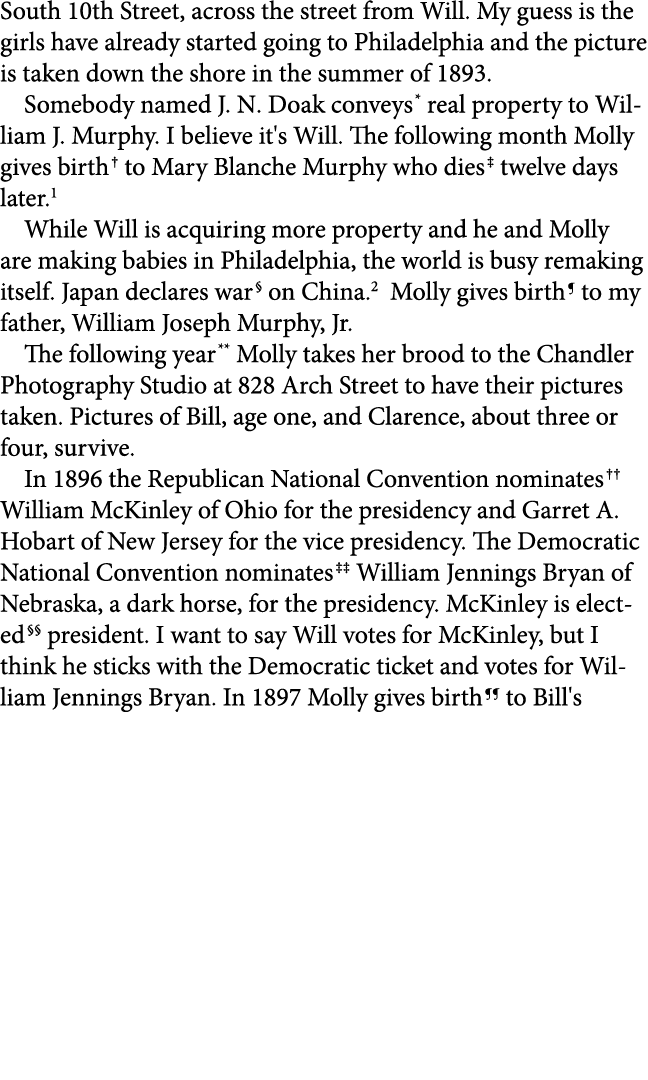South 10th Street, across the street from Will. My guess is the girls have already started going to Philadelphia and ...