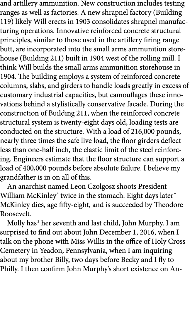 and artillery ammunition. New construction includes testing ranges as well as factories. A new shrapnel factory (Buil...