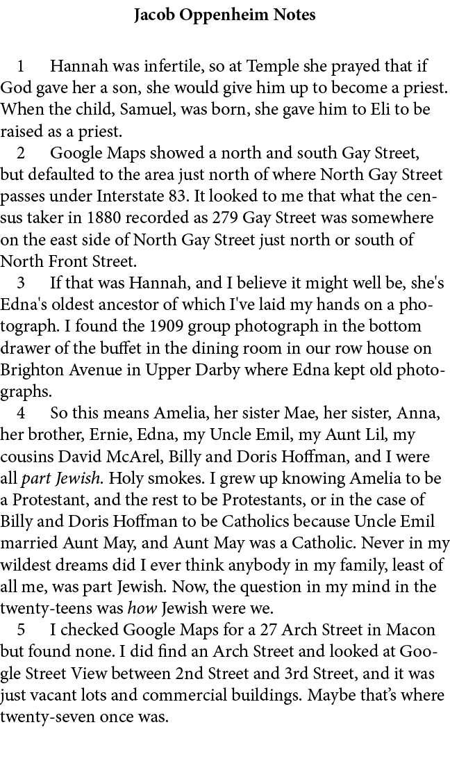 Jacob ﻿Oppenheim Notes ﻿ Hannah was infertile, so at Temple she prayed that if God gave her a son, she would give him...