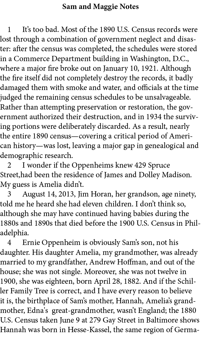 Sam and Maggie Notes ﻿ It’s too bad. Most of the 1890 U.S. Census records were lost through a combination of governme...