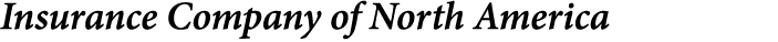 Insurance Company of North America 