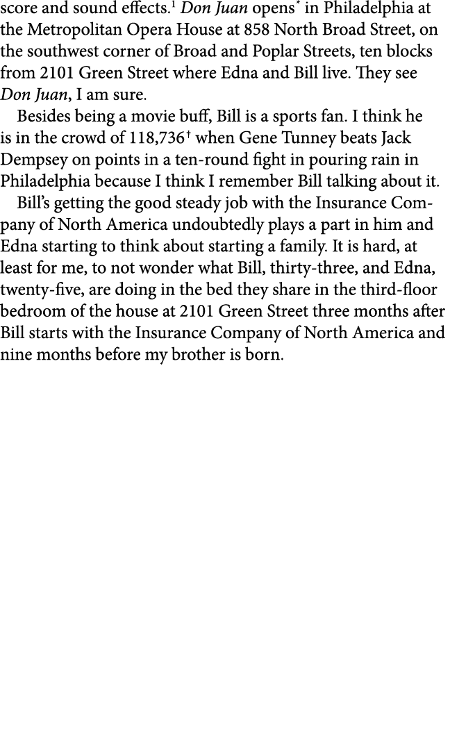 score and sound effects. Don Juan opens in Philadelphia at the Metropolitan Opera House at 858 North Broad Street, on...