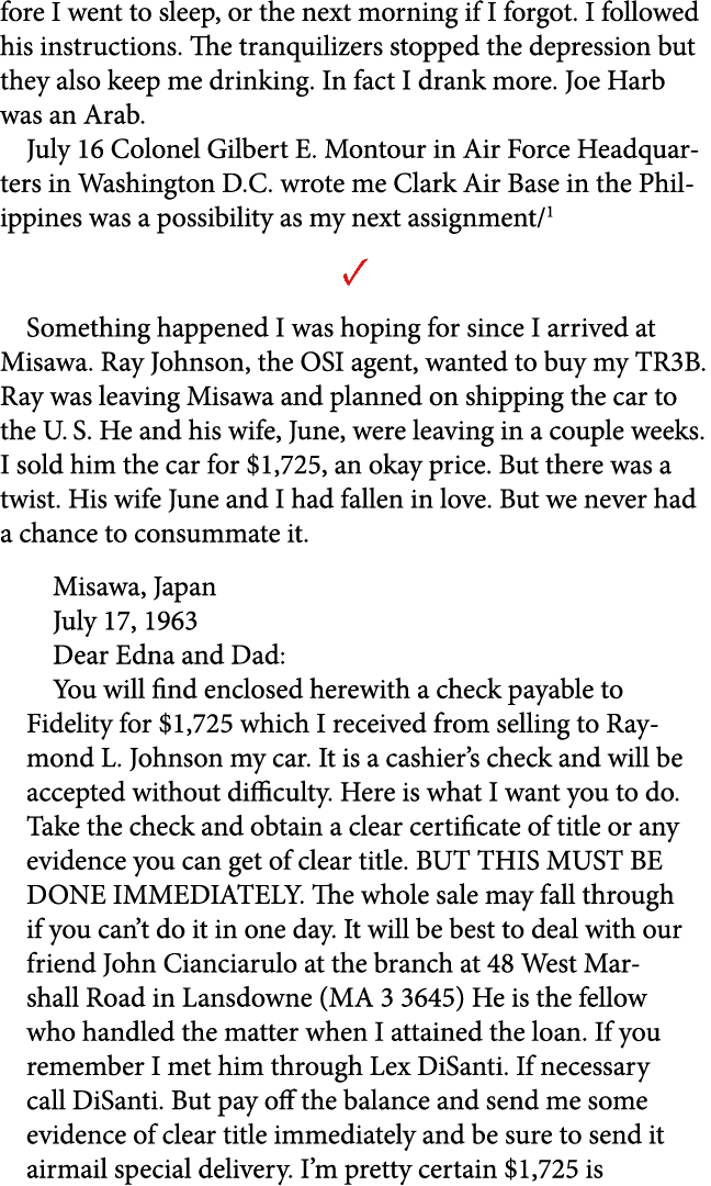 fore I went to sleep, or the next morning if I forgot. I followed his instructions. The tranquilizers stopped the dep...