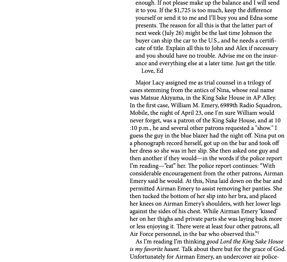 enough. If not please make up the balance and I will send it to you. If the $1,725 is too much, keep the difference y...