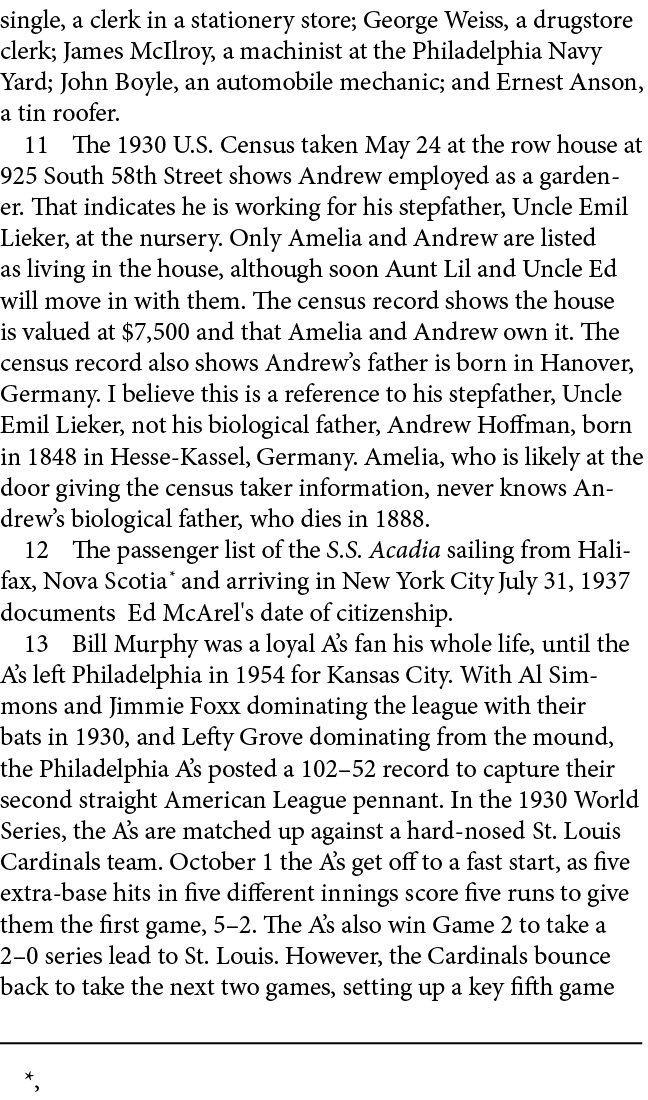 single, a clerk in a stationery store; George Weiss, a drugstore clerk; James McIlroy, a machinist at the Philadelphi...