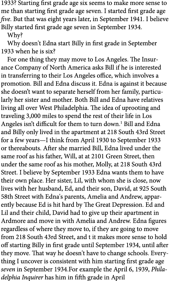 1933? Starting first grade age six seems to make more sense to me than starting first grade age seven. I started firs...