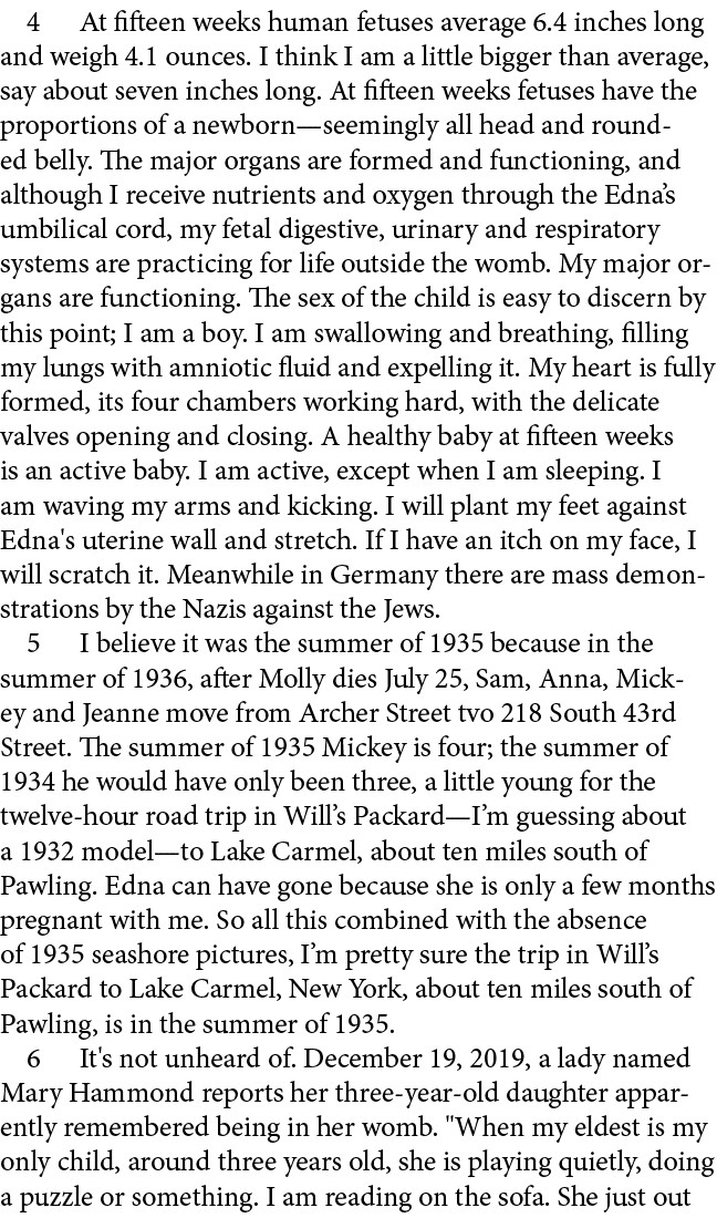  At fifteen weeks human fetuses average 6.4 inches long and weigh 4.1 ounces. I think I am a little bigger than aver...