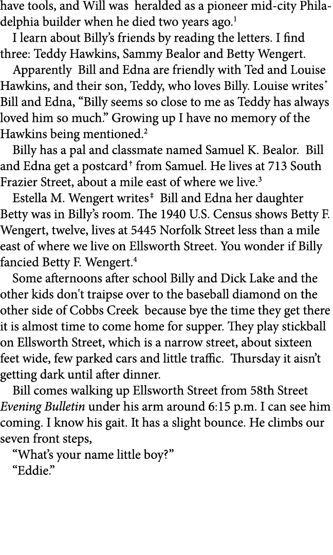 have tools, and Will was heralded as a pioneer mid city Philadelphia builder when he died two years ago. I learn abou...