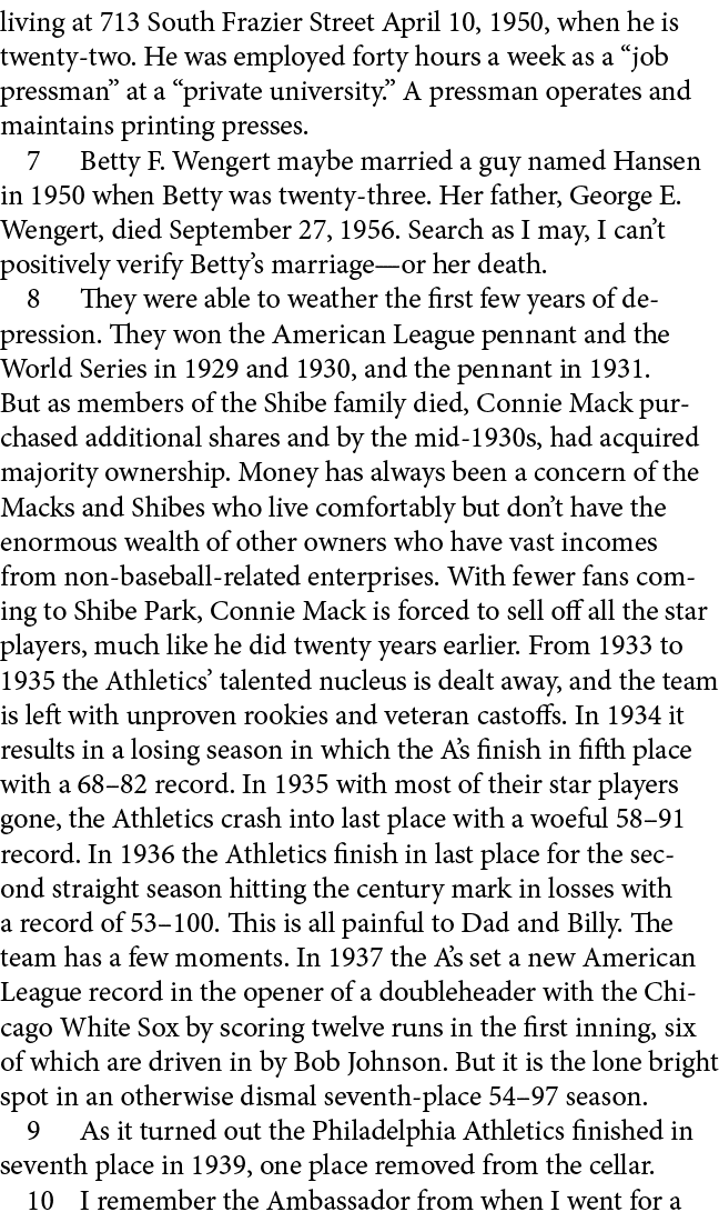 living at 713 South Frazier Street April 10, 1950, when he is twenty two. He was employed forty hours a week as a “jo...