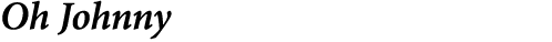 Oh Johnny